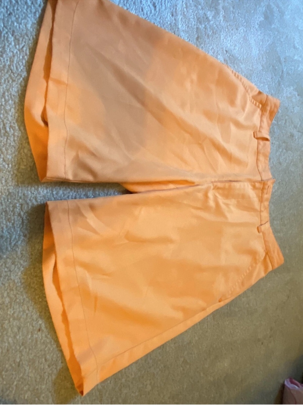 izod size 32 orange mens golf shorts